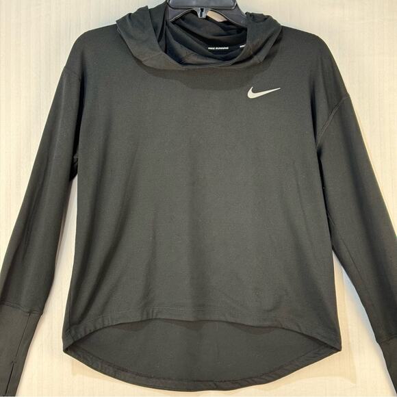 Nike Damen Element Dri-Fit Cropped Long Sleeve Running Shirt Women’s Size Small - Picture 5 of 11